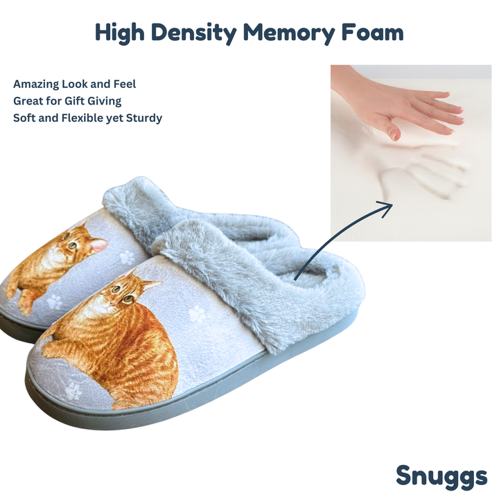 Orange Tabby Snuggs Slippers - Premium Slippers from E&S Pets - Just $24.95! Shop now at Pat's Monograms