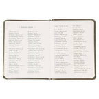 Daily Prayers for Graduates Gray Faux Leather Devotional - Premium Books and Devotionals from Christian Art Gifts - Just $14.99! Shop now at Pat's Monograms