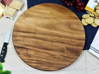 Large Round Charcuterie Board - Live Edge - Serving Board - Premium Cutting Boards from Tuckahoe Hardwoods - Just $49! Shop now at Pat's Monograms