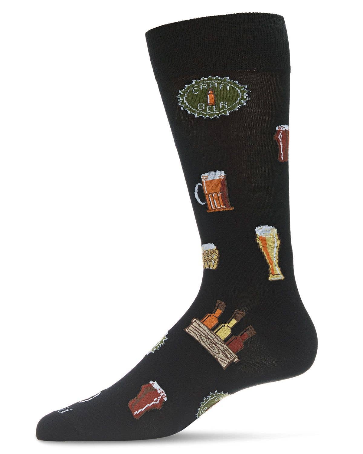 Craft Beer Bamboo Men's Crew - Premium Socks from Infinity Classics International Inc. - Just $11.95! Shop now at Pat's Monograms