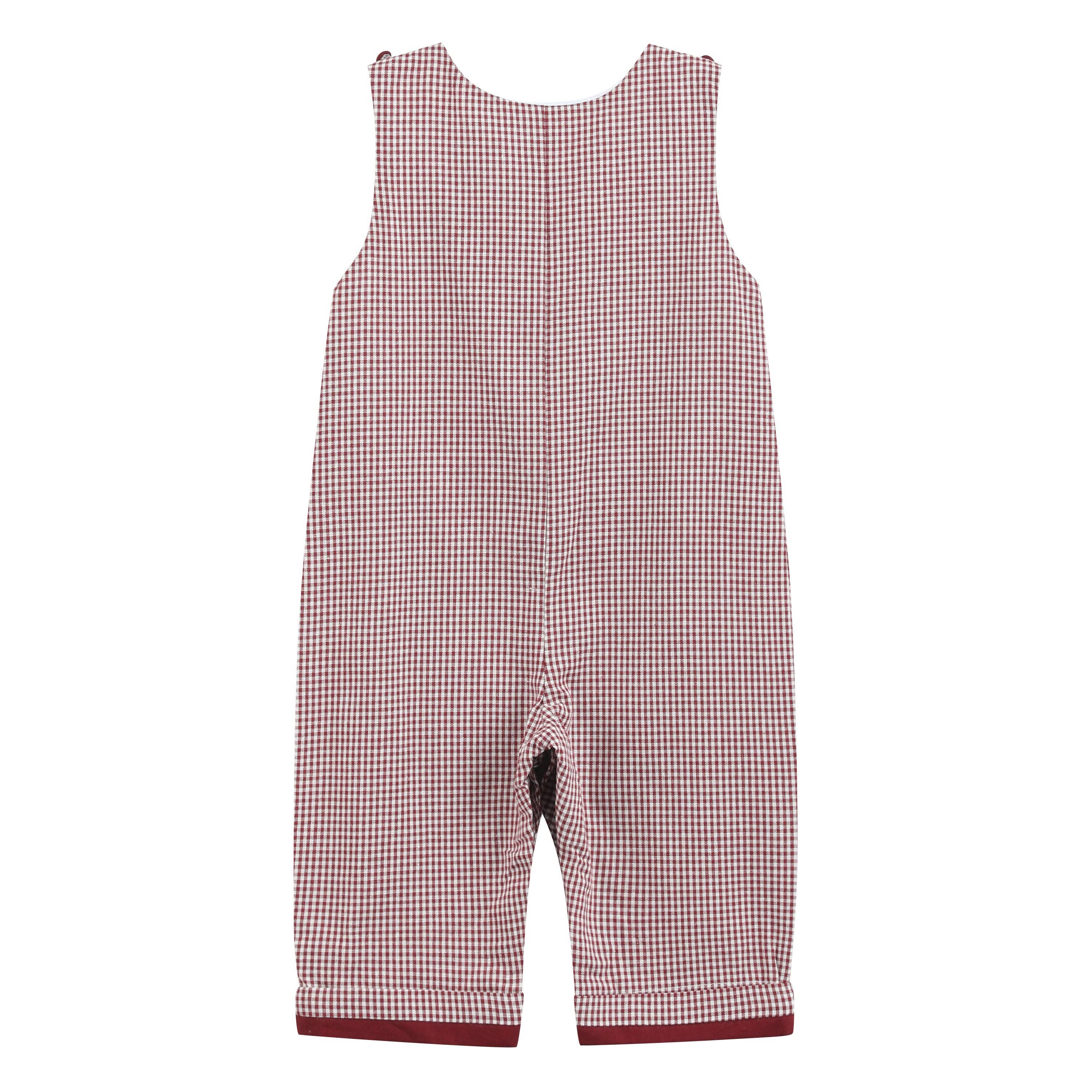 Red and Cream Gingham Farm Longalls — Lil Cactus