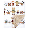 Hudson Baby Plush Winter Woodland Friends Blanket - Premium Baby Blanket from BabyVision - Just $14.95! Shop now at Pat's Monograms