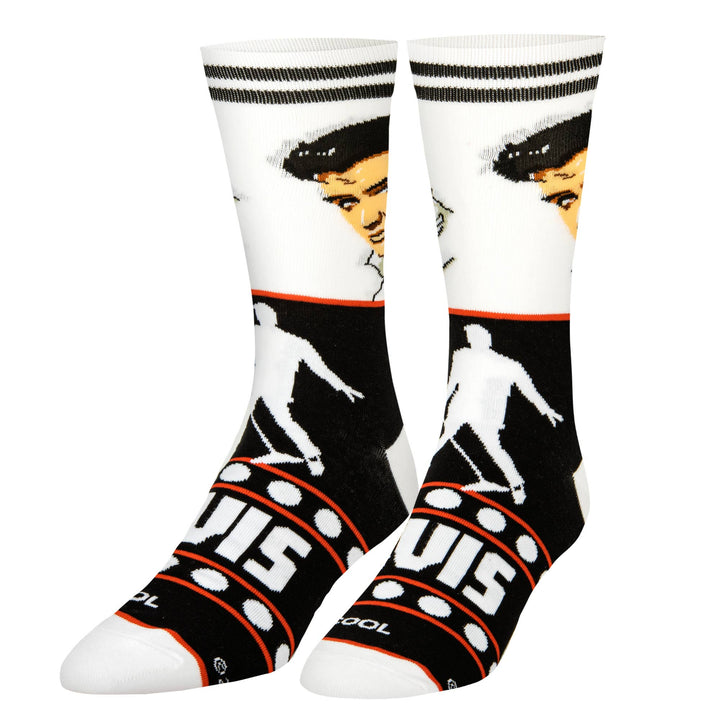 Elvis Glam - Mens Crew Folded - Premium socks from Cool Socks - Just $11.95! Shop now at Pat's Monograms