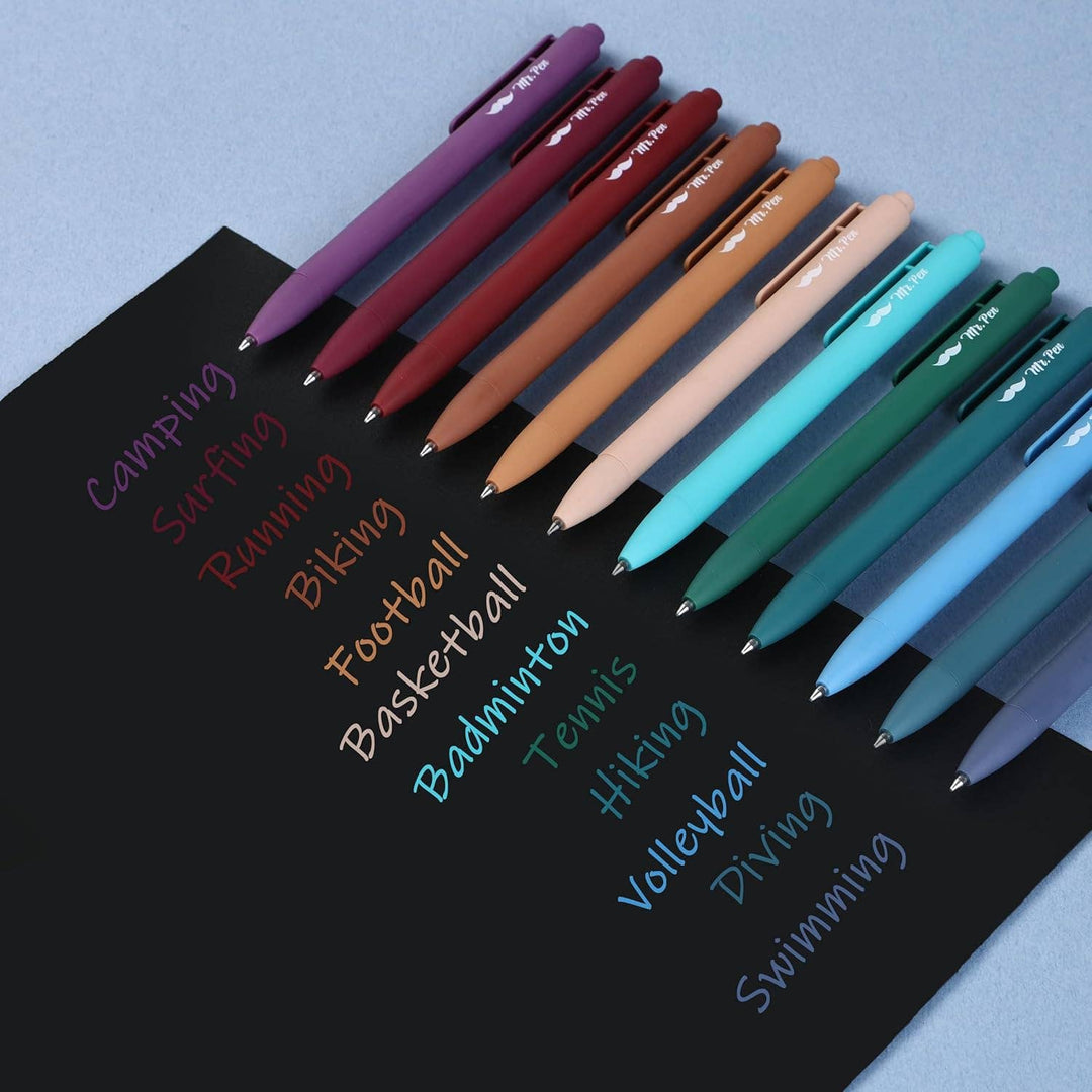 12 Pack Dark Vintage Retractable Gel Pens, 0.7mm Fine Tip - Premium  from Mr. Pen - Just $10.95! Shop now at Pat's Monograms