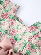 Vintage Rose Baby Girls Romper - Premium Baby & Toddler Outfits from Rylee Faith Designs - Just $32.95! Shop now at Pat's Monograms