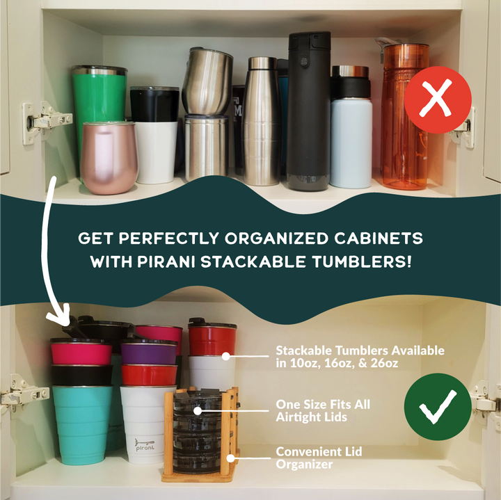 Insulated Stackable Tumbler 26 oz - Premium drinkware from Pirani Life - Just $33.95! Shop now at Pat's Monograms