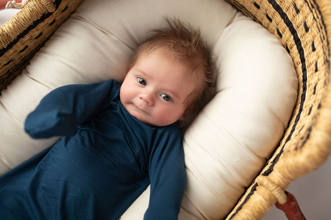 Navy Blue Knotted Gown - Premium  from Three Little Tots - Just $26.95! Shop now at Pat's Monograms