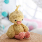 DIY Crochet Kit Duckling Danny Eco Barbante - Premium Baby Gift from Hoooked - Just $11.94! Shop now at Pat's Monograms