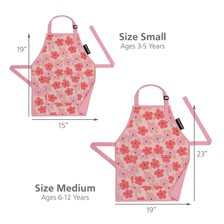 Little Helper Kids Apron, Washable Cotton/Poly - Poppies - Premium apron from Urban Infant - Just $16.95! Shop now at Pat's Monograms