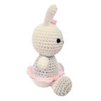 Ballerina Bunny Crochet Rattle: 4" Rattle - Premium Baby Toys & Activity Equipment from Petit Ami & Zubels - Just $14.95! Shop now at Pat's Monograms