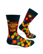 Proud Father of a Few Dumbass Kids Men's Novelty Crew Socks - Premium Socks from Fabdaz - Just $11.95! Shop now at Pat's Monograms
