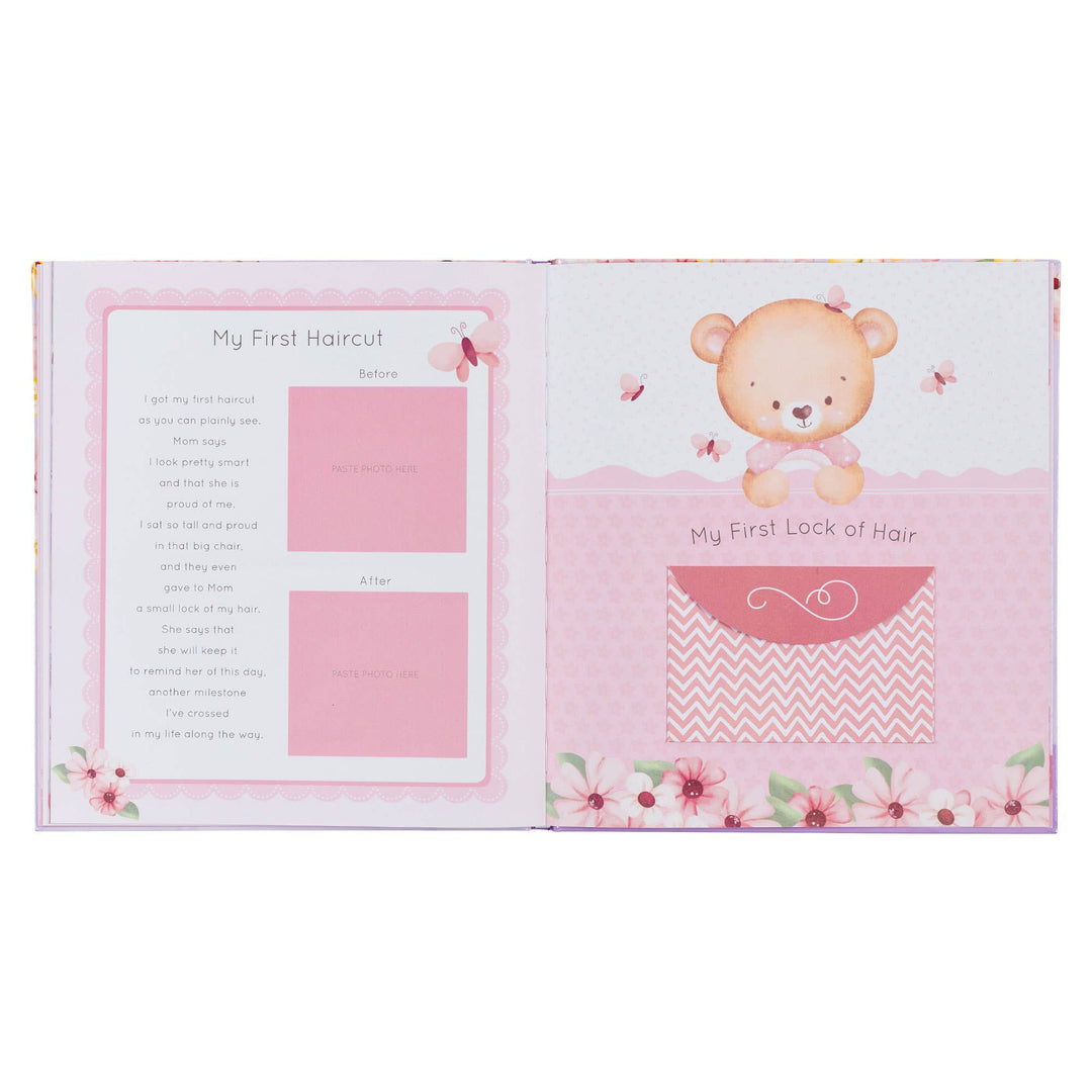 Baby Memory Book for Girls - Premium Christian Gift Items from Christian Art Gifts - Just $16.95! Shop now at Pat's Monograms