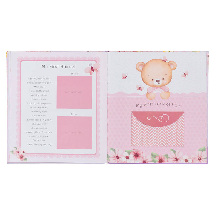 Baby Memory Book for Girls - Premium Christian Gift Items from Christian Art Gifts - Just $16.95! Shop now at Pat's Monograms