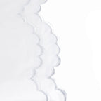 Double Scallop Embroidered Percale Euro Sham Pair - Premium Home Textiles from Mélange Home - Just $48.95! Shop now at Pat's Monograms