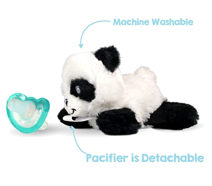 Panky Panda Paci/Teether Holder - Premium Baby Accessories from RaZbaby - Just $13.99! Shop now at Pat's Monograms