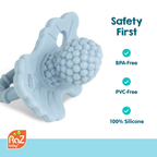 RaZberry Silicone Teether - Blue Moon - Premium Baby Soothers from RaZbaby - Just $5.95! Shop now at Pat's Monograms