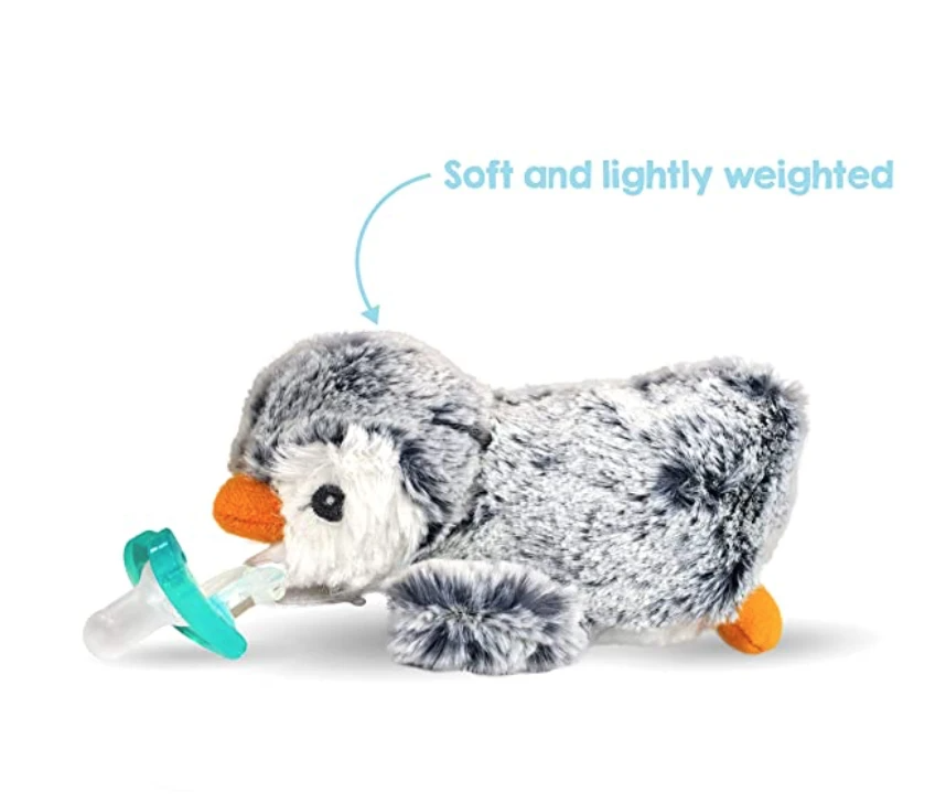 RaZbuddy Ethan Penguin Paci/Teether Holder - Premium Baby Soothers from RaZbaby - Just $13.99! Shop now at Pat's Monograms