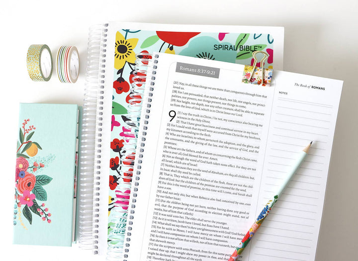 Spiral Bible™ - KJV New Testament - Field of Flowers - Premium Bible from Spiral Bible - Just $54.95! Shop now at Pat's Monograms