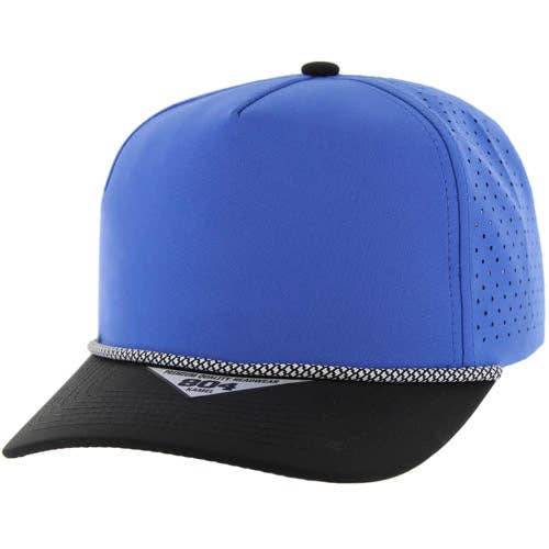 804 - 5 PANEL ROPE LASER CUT SNAPBACK BALL CAP - Premium baseball cap from Zion Brand - Just $12.95! Shop now at Pat's Monograms