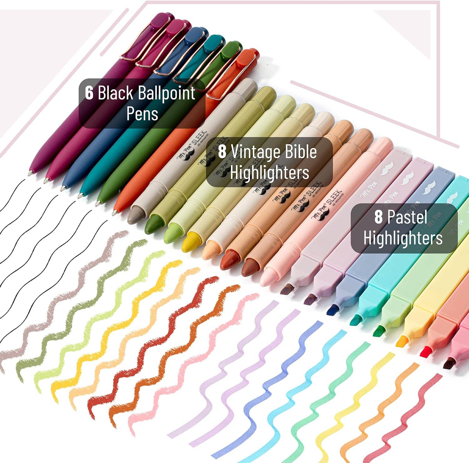 Mr. Pen 24 PCS Bible Journaling Kit - Premium Bible Study from Mr. Pen - Just $34.95! Shop now at Pat's Monograms