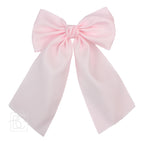 Matte Satin Longtail Hair Bow with Euro Knot - Premium Hairbows from Beyond Creations, LLC - Just $19.95! Shop now at Pat's Monograms