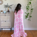 Pink Bolt Smile Blanket - Premium  from Living Royal - Just $55.95! Shop now at Pat's Monograms