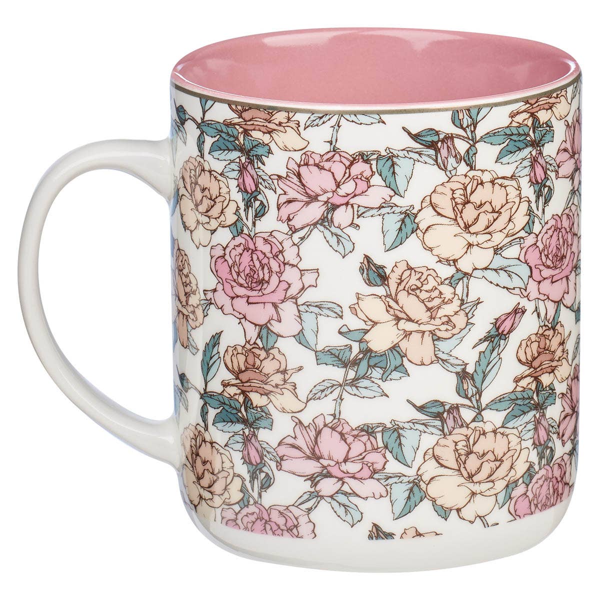 Mug My White/Pink Roses Strength & My Song Ps. 118:14 - Premium Christian Gift Items from Christian Art Gifts - Just $10.95! Shop now at Pat's Monograms