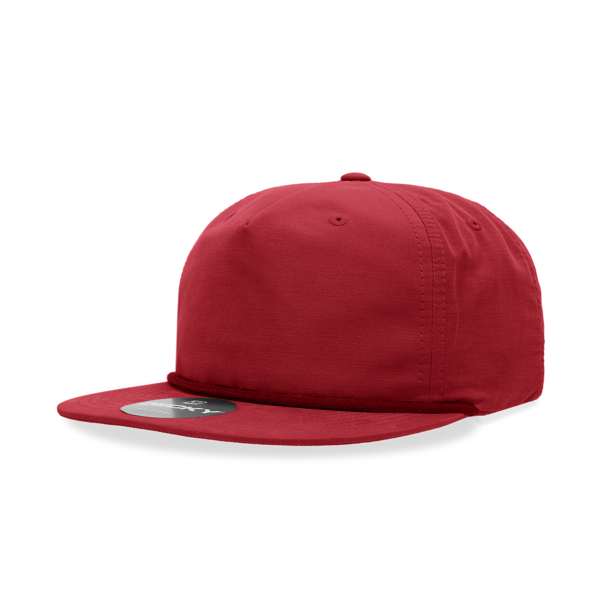 Decky 6032 Classic Rope Cap, 5 Panel Flat Bill Hat, Snapback — The Park Wholesale Caps