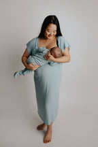 Blue Bird Maternity Mommy Labor and Delivery/ Nursing Gown - Premium Maternity Clothing from Three Little Tots - Just $36.95! Shop now at Pat's Monograms