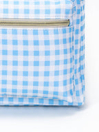 Sky Blue Plaid Ruffle Boys Backpack - Premium Backpack from sassy kids palace - Just $32! Shop now at Pat's Monograms
