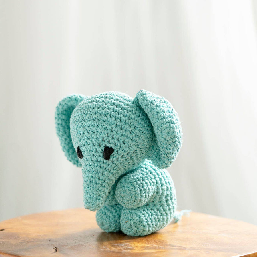 DIY Crochet Set Elephant Eco Barbante Spring - Premium Baby Gift from Hoooked - Just $11.94! Shop now at Pat's Monograms