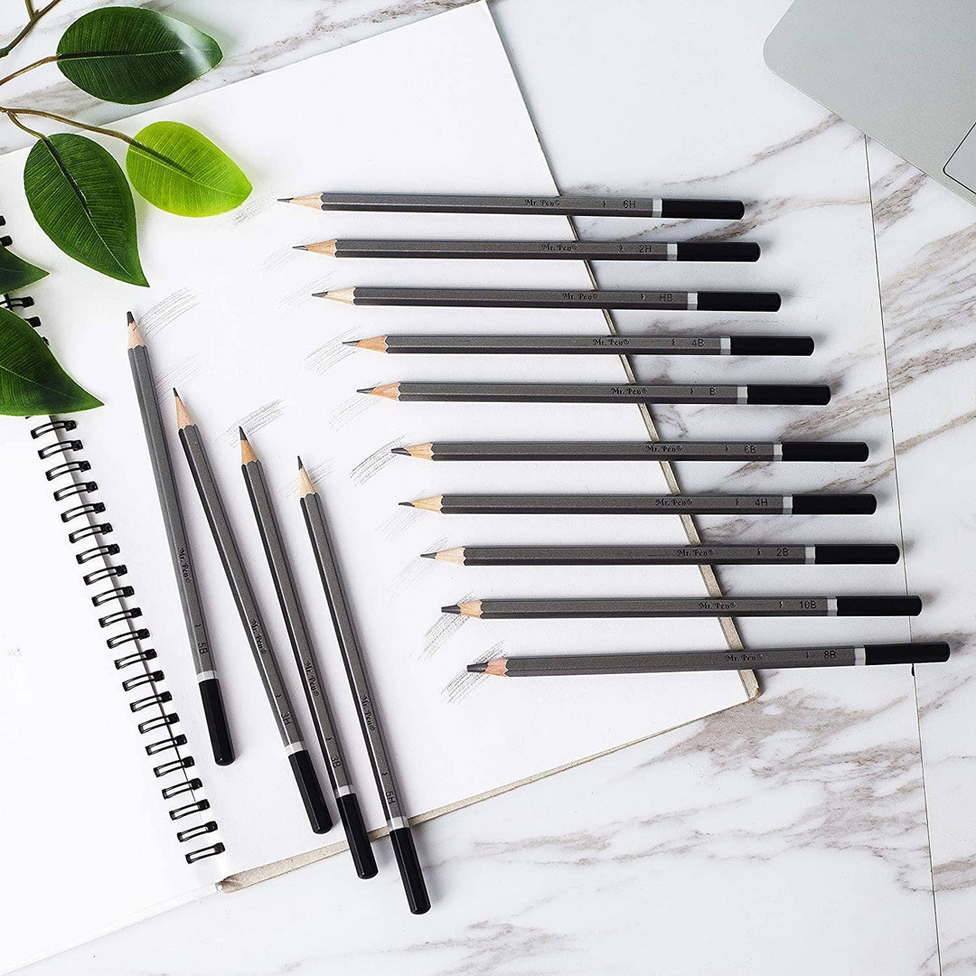 Mr. Pen Sketch Pencils Set - 14 Pack for Artists - Premium Art supplies from Mr. Pen - Just $6.99! Shop now at Pat's Monograms