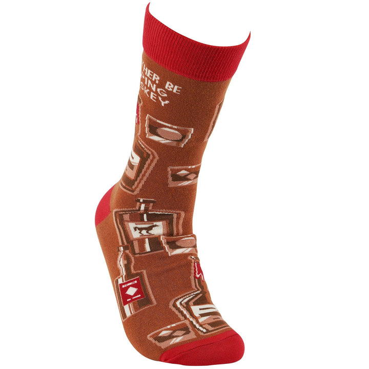 Rather Be Sipping Whiskey Socks - Premium Socks from Primitives by Kathy - Just $11.50! Shop now at Pat's Monograms