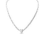 Paperclip Heart Necklace - Premium  from WJW - Just $29.95! Shop now at Pat's Monograms