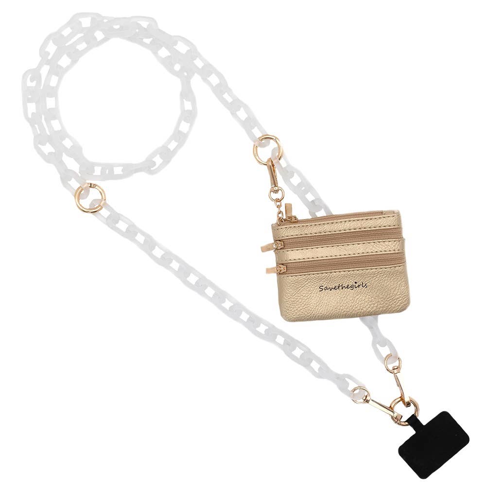 Clip & Go Ice Chain with Pouch - Premium phone accessories from Save The Girls - Just $32.95! Shop now at Pat's Monograms
