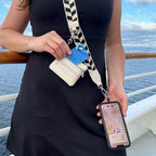 Clip & Go Strap w/Zippered Pouch Chevron - Premium Accessories from Save The Girls - Just $31.95! Shop now at Pat's Monograms