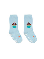 3D Packaged Crew Socks - Kids - Birthday Cupcake - Blue - Premium socks from Living Royal - Just $9.95! Shop now at Pat's Monograms