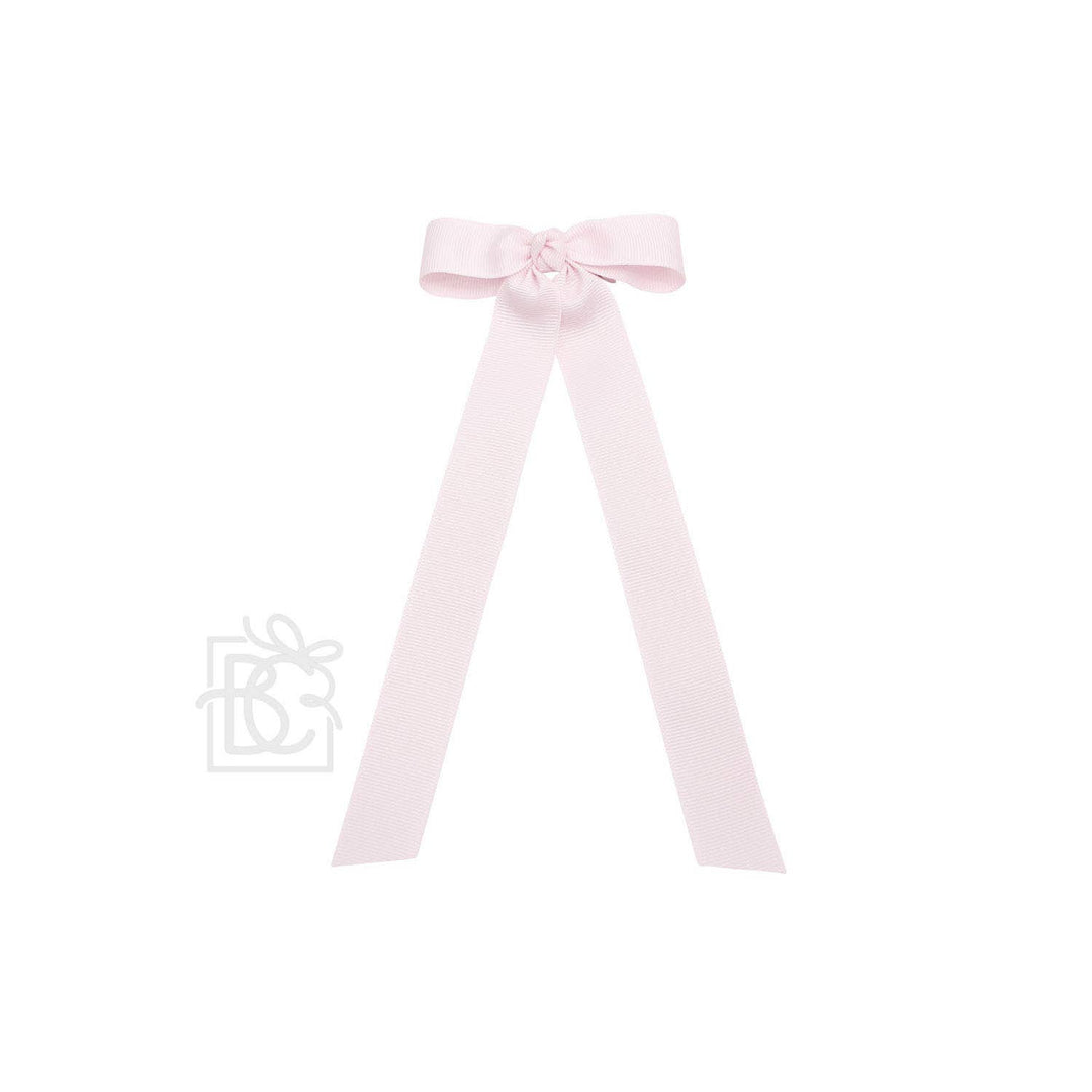 FLAT BOW W/ 7" STREAMERS ON ALLIGATOR CLIP - Premium Hair Bows from Beyond Creations, LLC - Just $9.95! Shop now at Pat's Monograms