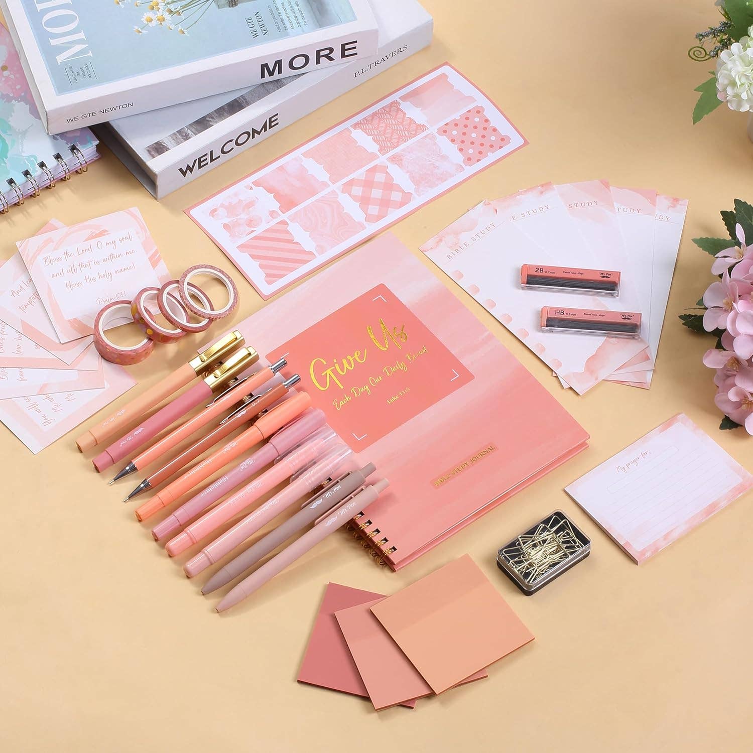 Sunset Blush Mr. Pen Bible Journaling Kit for Women - Premium Journal from Mr. Pen - Just $28.95! Shop now at Pat's Monograms
