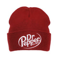 Dr. Pepper Embroidery On Acrylic Knit Standard Cuff Beanie - Premium Headwear from Bioworld Merchandising - Just $22.95! Shop now at Pat's Monograms