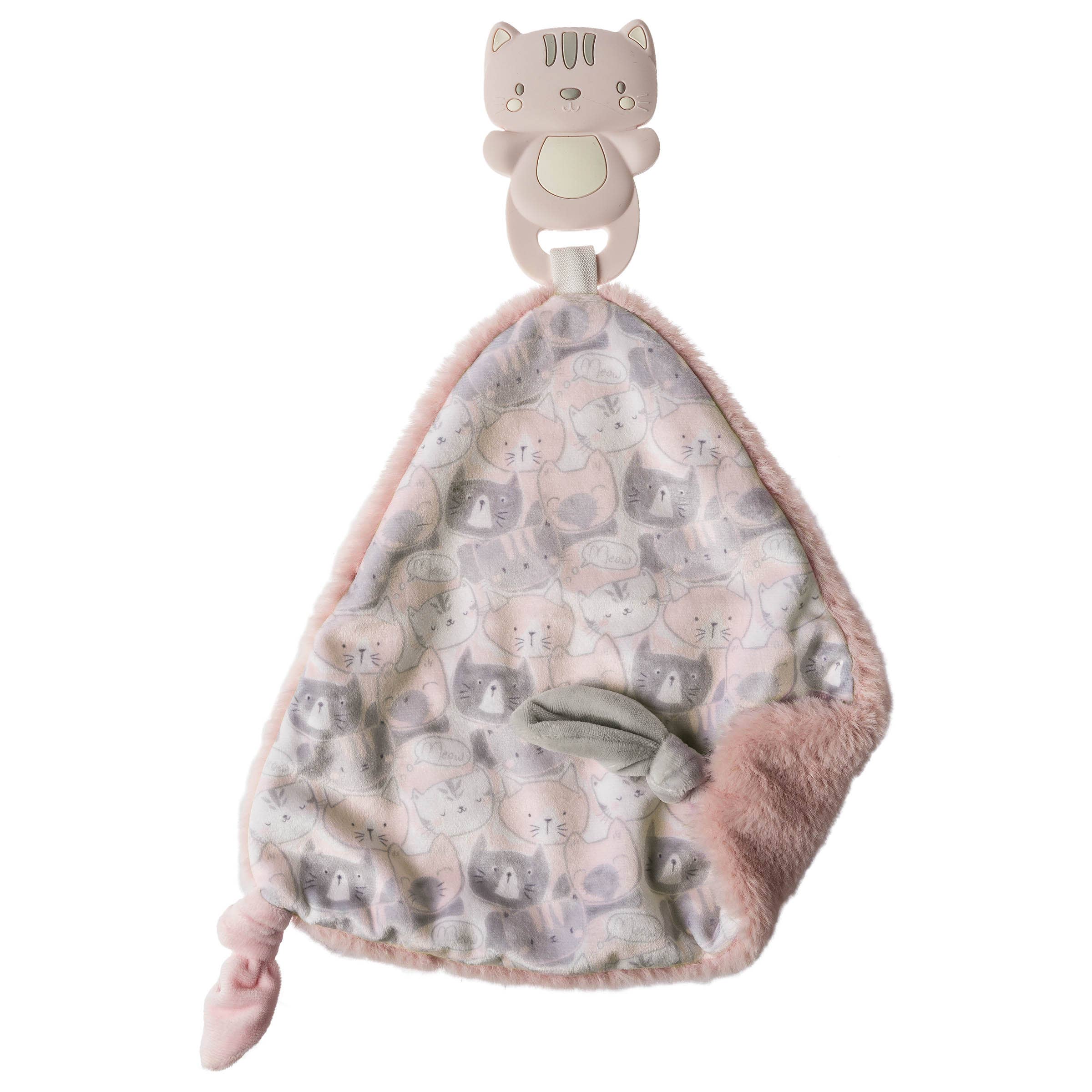 Chewy Crew Kitty Teether Lovey - Premium Baby Accessories from Mary Meyer - Just $19.95! Shop now at Pat's Monograms