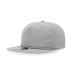 Decky 6032 Classic Rope Cap, 5 Panel Flat Bill Hat, Snapback - Premium Caps from The Park Wholesale - Just $14.95! Shop now at Pat's Monograms
