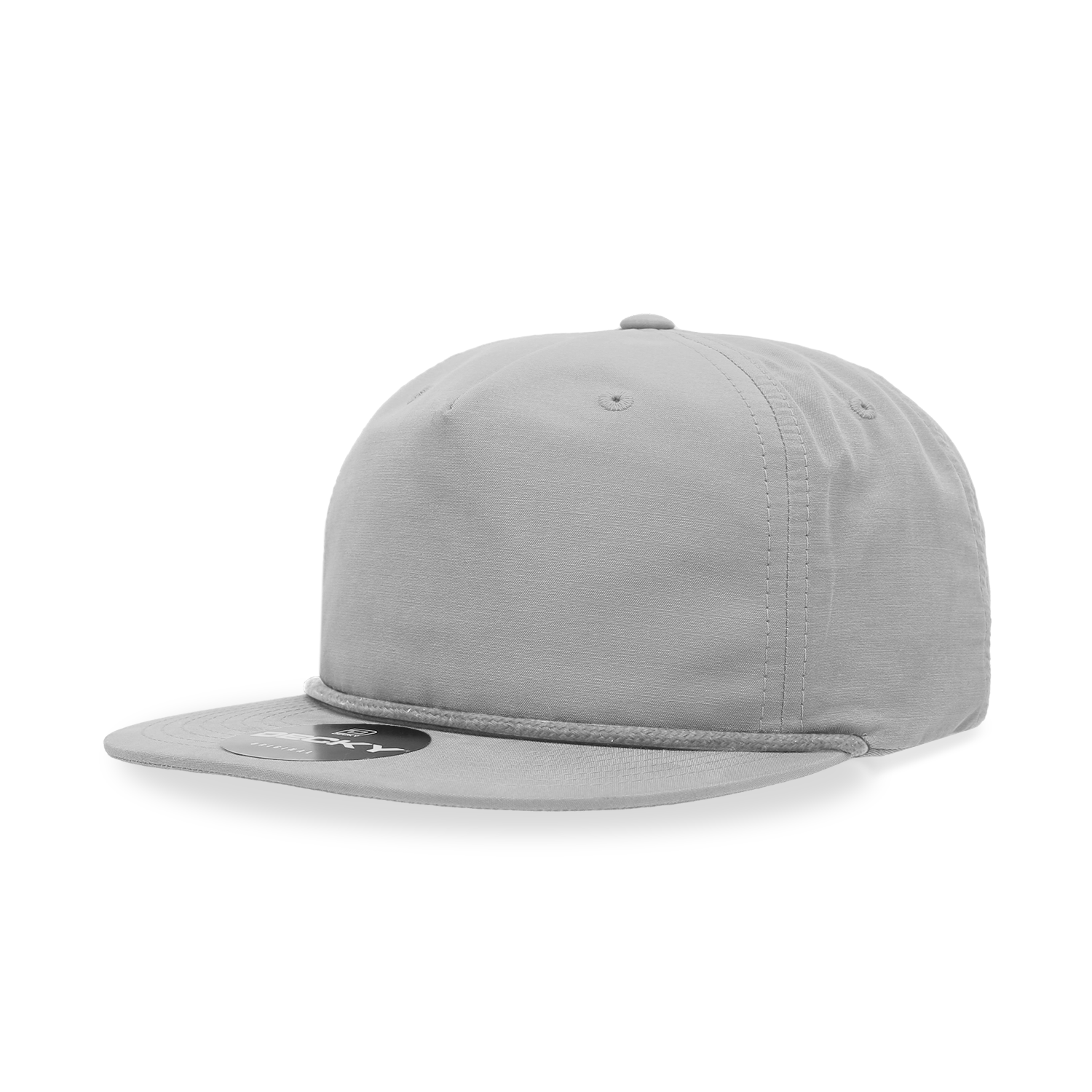 Decky 6032 Classic Rope Cap, 5 Panel Flat Bill Hat, Snapback - Premium Caps from The Park Wholesale - Just $14.95! Shop now at Pat's Monograms
