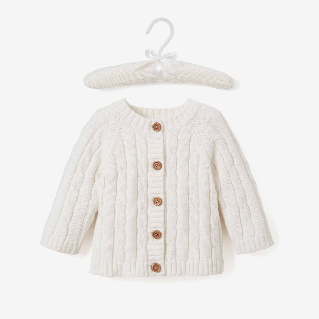 EB Cable Knit Sweater - Premium Infant Wear from Elegant Baby - Just $35! Shop now at Pat's Monograms