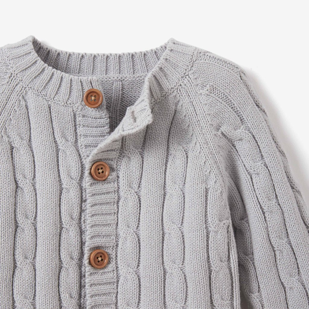 EB Cable Knit Sweater - Premium Infant Wear from Elegant Baby - Just $42! Shop now at Pat's Monograms