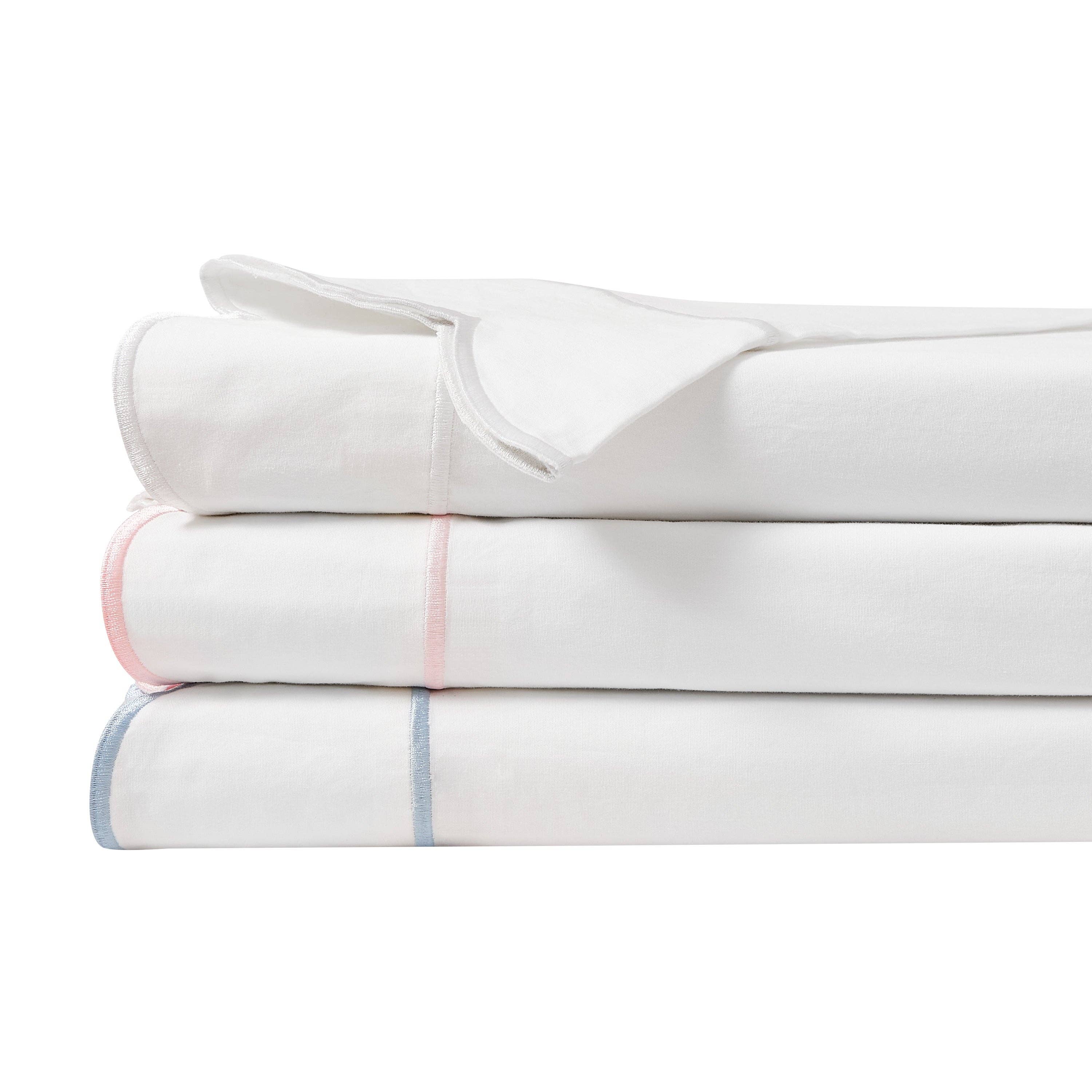 Scallop Frame Embroidered Cotton Percale Euro Sham - Premium Home Textiles from Mélange Home - Just $48.95! Shop now at Pat's Monograms