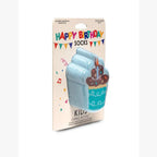 3D Packaged Crew Socks - Kids - Birthday Cupcake - Blue - Premium socks from Living Royal - Just $9.95! Shop now at Pat's Monograms