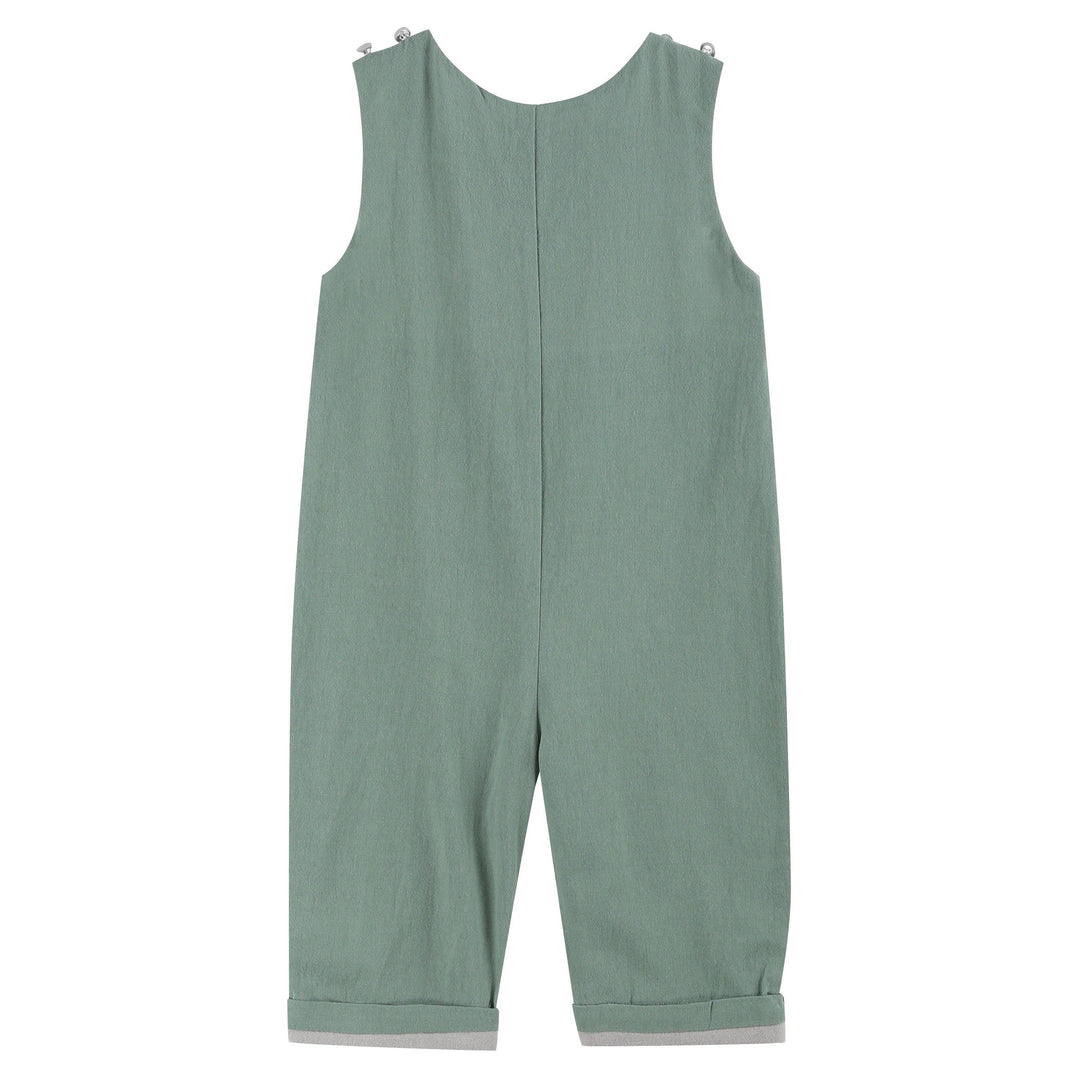 Sage Green Mallard Smocked Overalls - Premium Baby & Toddler Outfits from Lil Cactus - Just $34.95! Shop now at Pat's Monograms