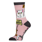 Not Today | Women's Cotton Crew Funny Socks - Premium Socks from Oooh Yeah/Sock It Up/Oooh Geez Slippers - Just $11.95! Shop now at Pat's Monograms