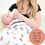Adorable Dog Baby Toddler Muslin Blanket - Premium Baby Blanket from LollyBanks - Just $29.95! Shop now at Pat's Monograms